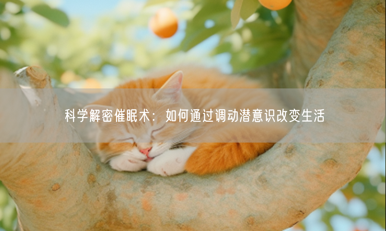 科(kē)學(xué)解密催眠術：如何通過調動潛意識改變生活